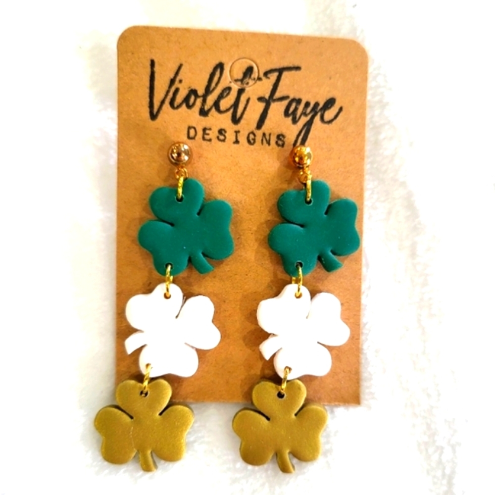 Brand new St Patrick's earrings